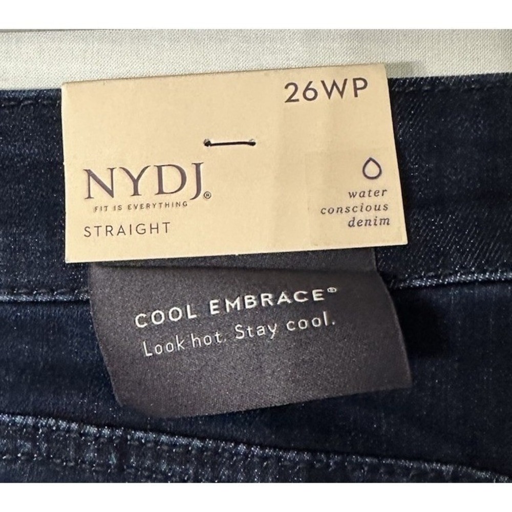 NWT Not Your Daughters Jeans NYDJ Womens Marilyn Straight Cropped Jeans 26WP - Picture 11 of 11